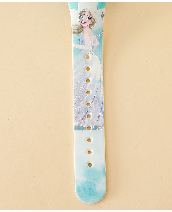 Babyhug Free Size Digital Watch with Frozen Print - Green & Blue