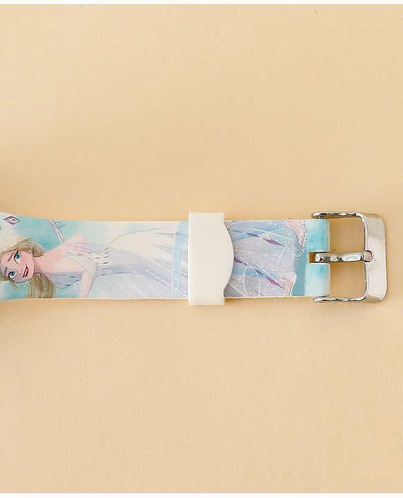 Babyhug Free Size Digital Watch with Frozen Print - Green & Blue