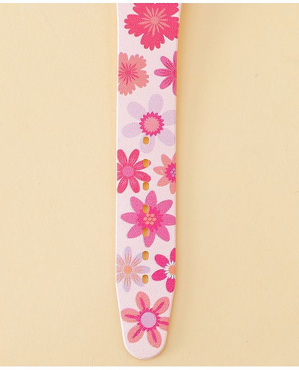 Babyhug Free Size Digital Watch with Minnie Mouse Print - Pink & Purple