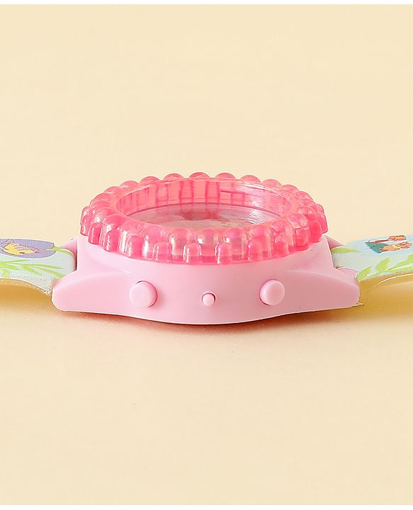 Babyhug Free Size Digital Watch Disney Print- Pink