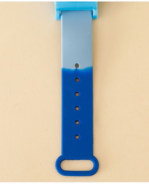 Babyhug Free Size Digital Watch with Mickey Mouse Print - White &  Blue