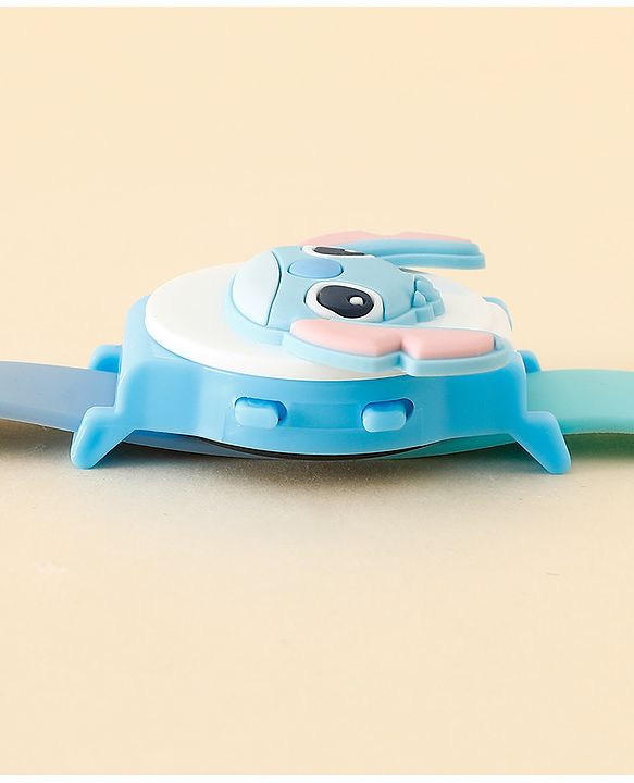 Babyhug Free Size Digital Watch with Mickey Mouse Print - White &  Blue