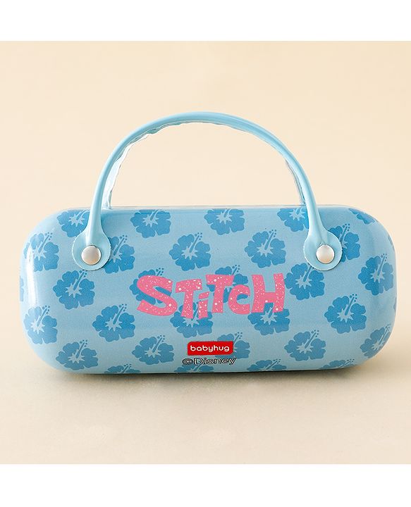 Babyhug Lilo & Stitch Print Glasses Case Free Size - Blue