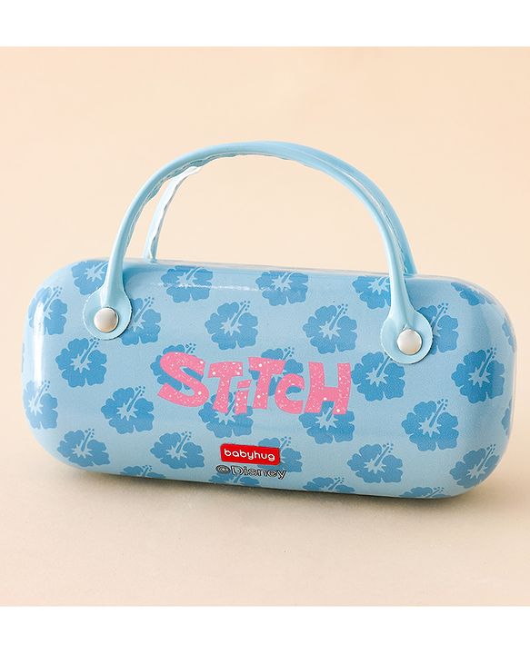 Babyhug Lilo & Stitch Print Glasses Case Free Size - Blue
