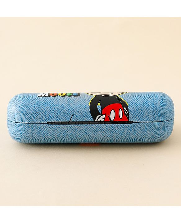 Babyhug Mickey Mouse Print Glasses Case Free Size - Blue