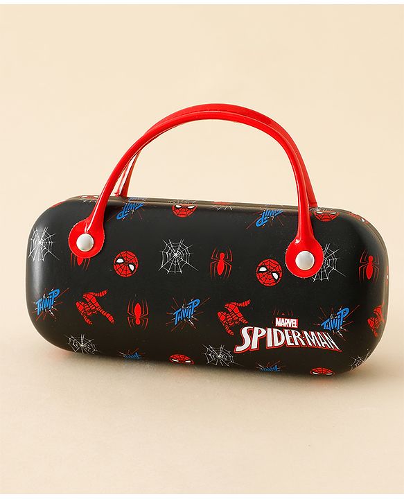 Babyhug Spiderman Print Glasses Case Free Size - Blue