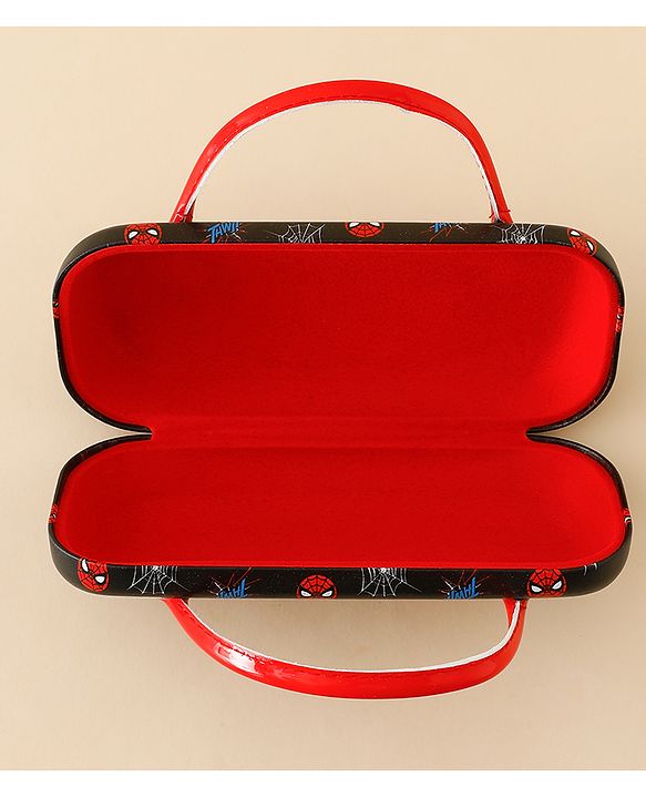 Babyhug Spiderman Print Glasses Case Free Size - Blue