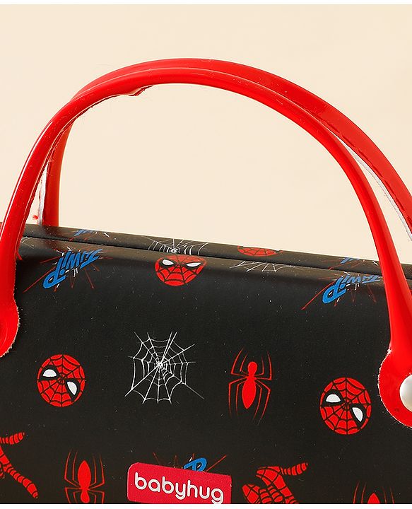 Babyhug Spiderman Print Glasses Case Free Size - Blue