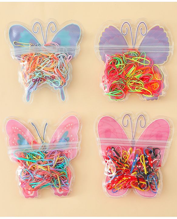 Babyhug Rubber Bands Pack of 4 - Multicolor