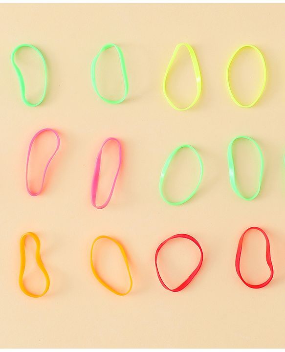 Babyhug Rubber Bands Pack of 4 - Multicolor