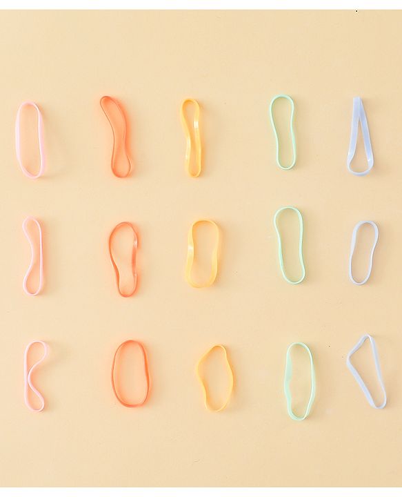 Babyhug Rubber Bands Pack of 4 - Multicolor