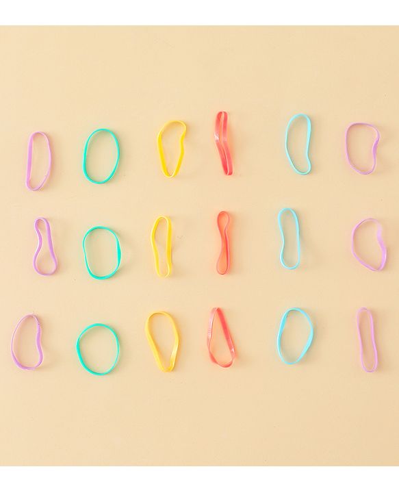 Babyhug Rubber Bands Pack of 4 - Multicolor