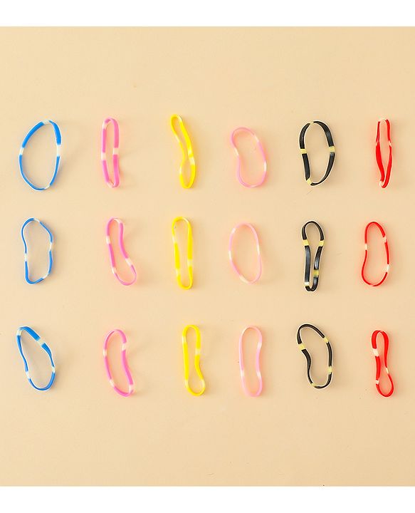 Babyhug Rubber Bands Pack of 4 - Multicolor