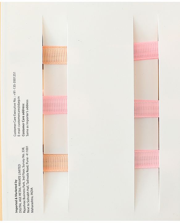 Babyhug Hair Clips With Doughnut & Candy Applique Pack of 6 - Multicolor