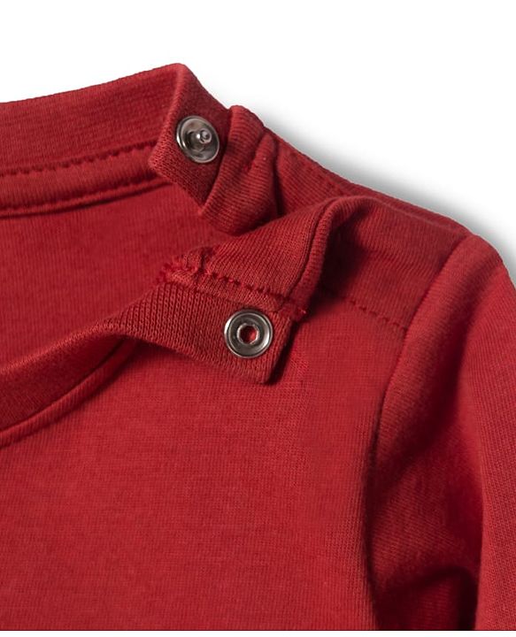 Babyhug Cotton Knit Full Sleeves Night Suit With Dream Squad Text Print - Maroon