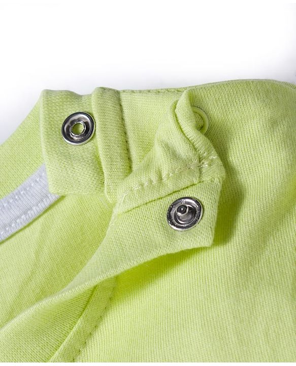 Babyhug 100% Cotton Knit  Half Sleeves T-Shirt with Stripes & Nautical Print Pack of 3 - Light Blue & Light Green