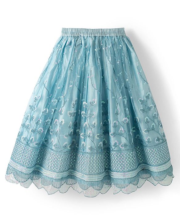 Buy Saka Designs Cotton Woven Half Sleeves Floral Embroidered