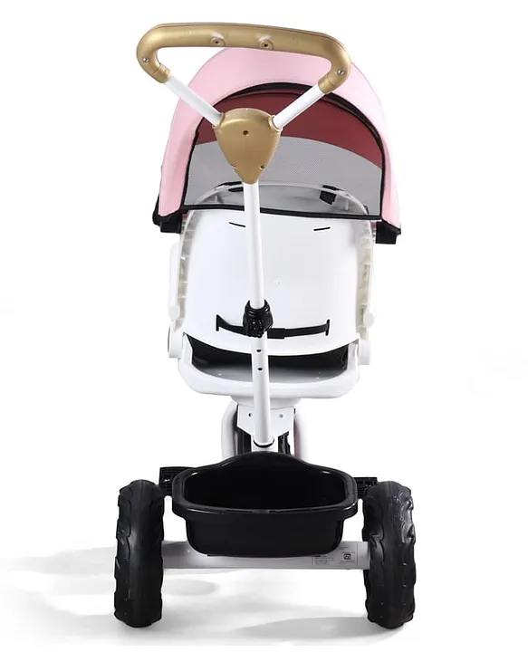 5 in 1 Baby Tricycle with Parental Push Handle & 180° Reversible