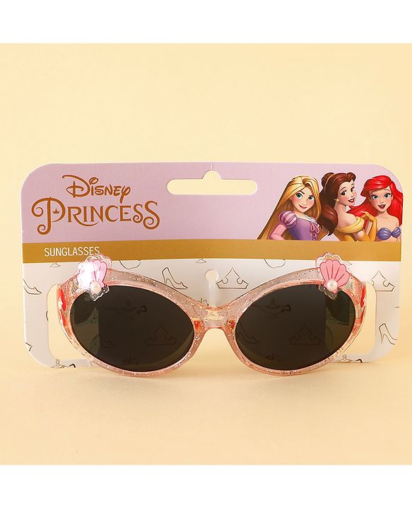 Babyhug Sunglasses With Disney Princess Ariel Print  - Light Pink