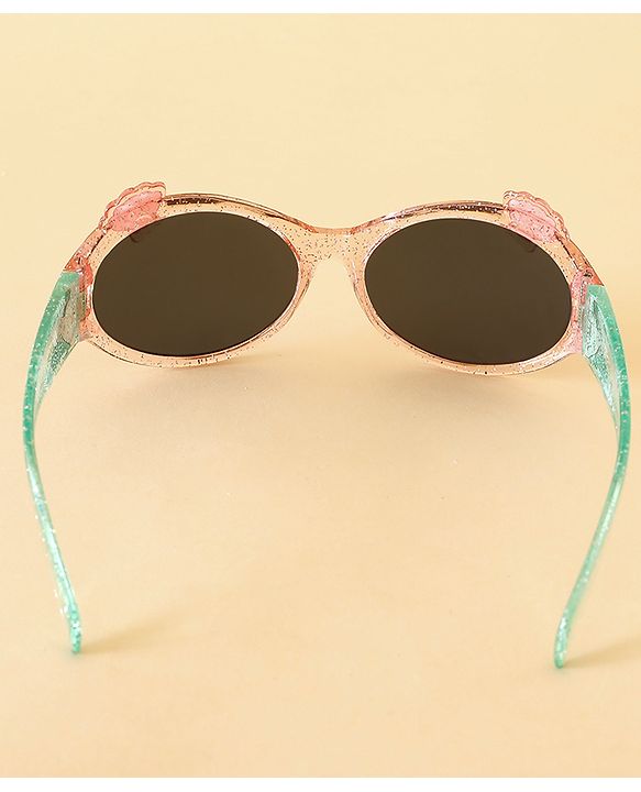 Babyhug Sunglasses With Disney Princess Ariel Print  - Light Pink