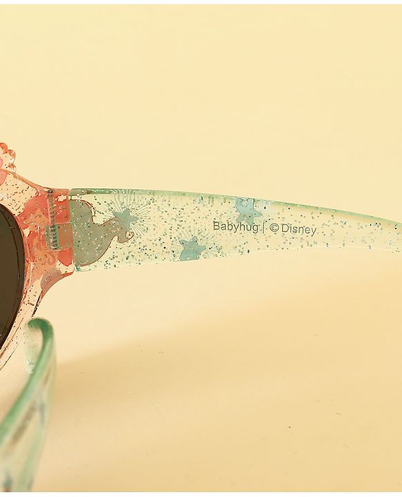 Babyhug Sunglasses With Disney Princess Ariel Print  - Light Pink