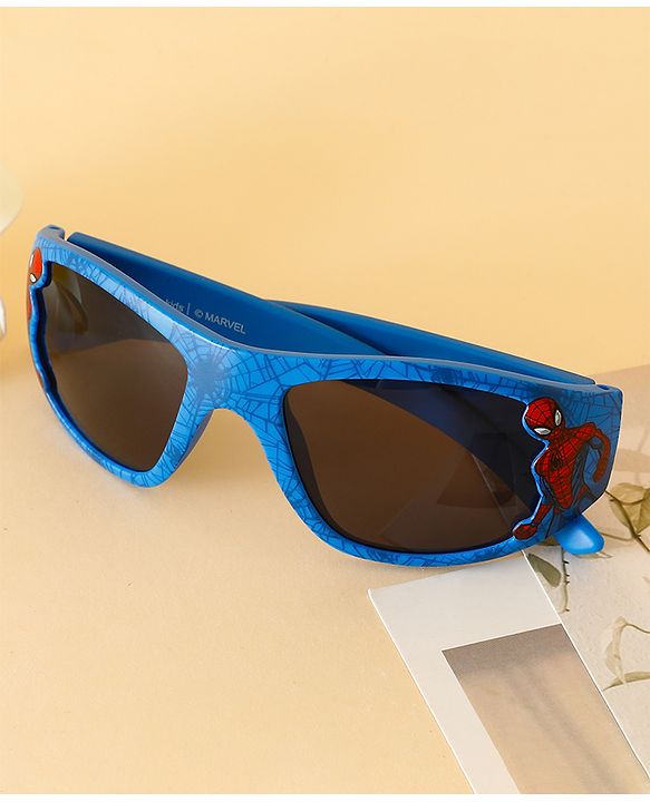 Pine Kids Marvel Sunglasses With Spider Man Print - Blue
