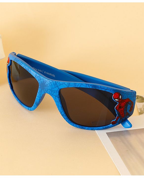 Pine Kids Marvel Sunglasses With Spider Man Print - Blue
