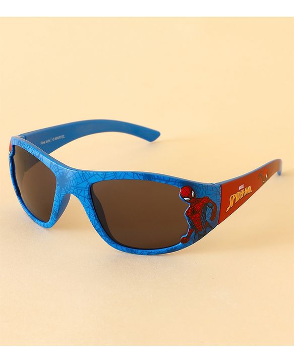 Pine Kids Marvel Sunglasses With Spider Man Print - Blue