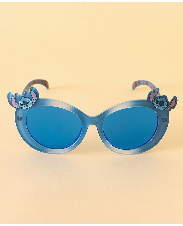 Babyhug Free Size Sunglasses With Stitch Applique - Blue