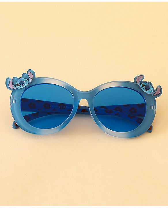 Babyhug Free Size Sunglasses With Stitch Applique - Blue