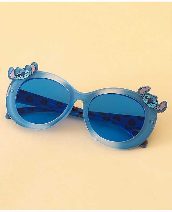 Babyhug Free Size Sunglasses With Stitch Applique - Blue
