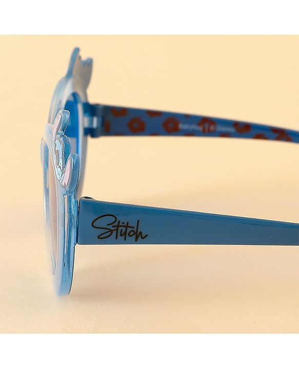 Babyhug Free Size Sunglasses With Stitch Applique - Blue