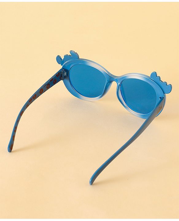 Babyhug Free Size Sunglasses With Stitch Applique - Blue