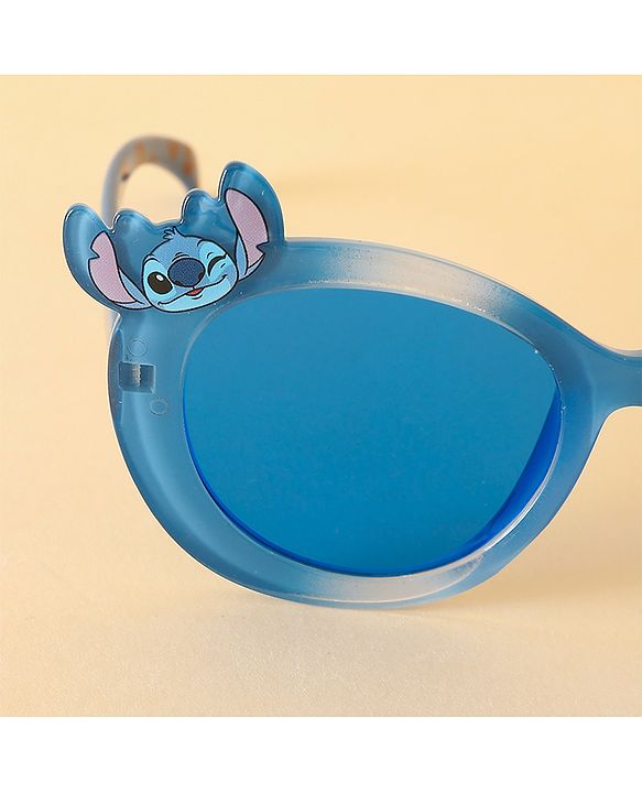 Babyhug Free Size Sunglasses With Stitch Applique - Blue