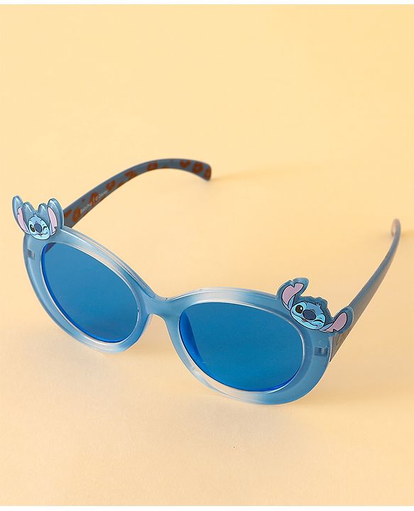 Babyhug Free Size Sunglasses With Stitch Applique - Blue