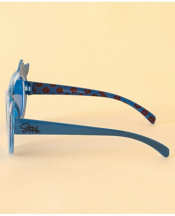 Babyhug Free Size Sunglasses With Stitch Applique - Blue