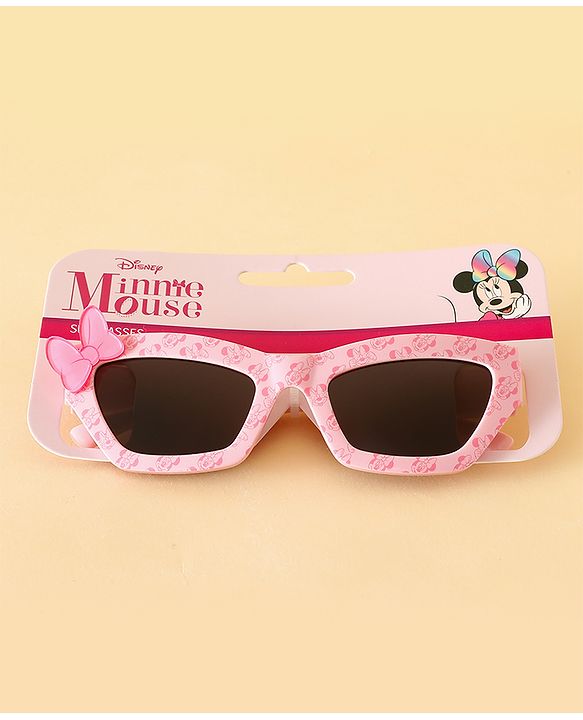 Pine Kids Free Size Sunglasses With Bow Applique - Pink
