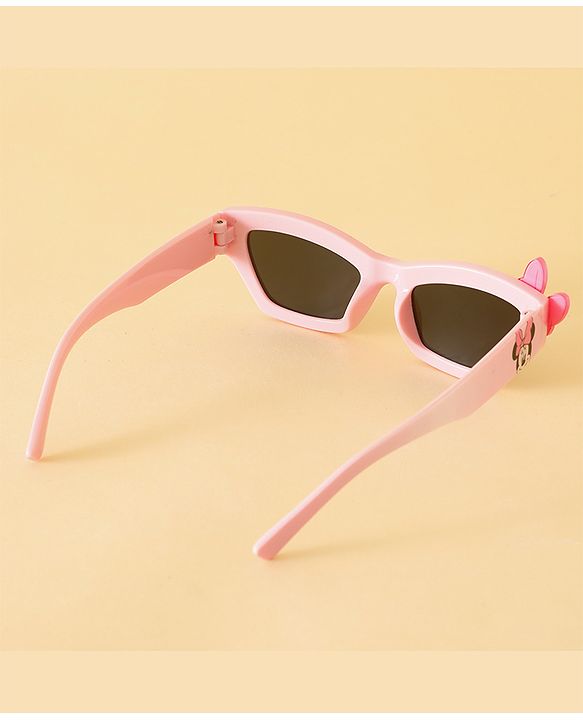 Pine Kids Free Size Sunglasses With Bow Applique - Pink