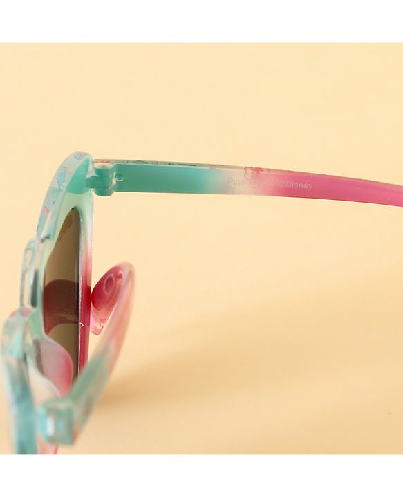 Pine Kids Stitch Theme Printed   Heart Style Eye Sunglasses-  Light Blue