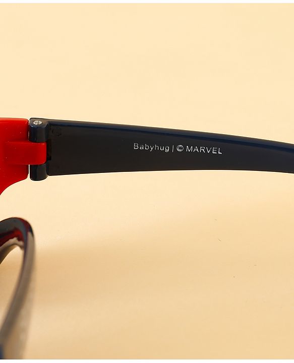 Babyhug Sunglasses with Spiderman Theme Print  - Red