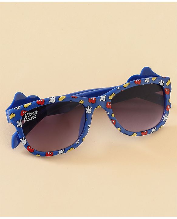 Babyhug Sunglasses with Mickey Mouse Theme Printed Sunglass -  Blue