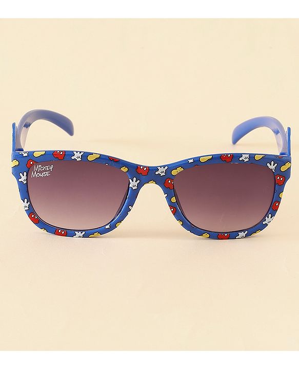 Babyhug Sunglasses with Mickey Mouse Theme Printed Sunglass -  Blue