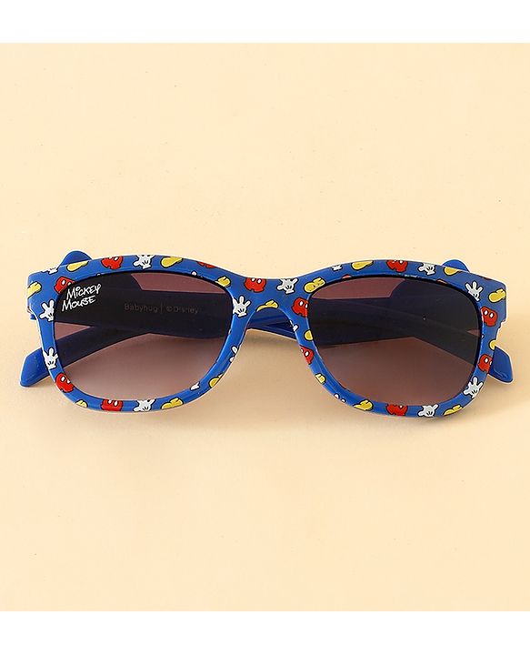 Babyhug Sunglasses with Mickey Mouse Theme Printed Sunglass -  Blue