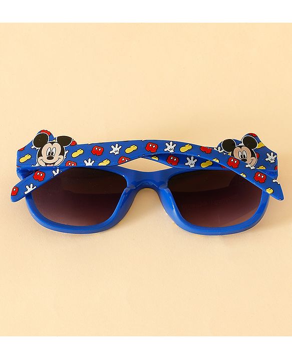 Babyhug Sunglasses with Mickey Mouse Theme Printed Sunglass -  Blue