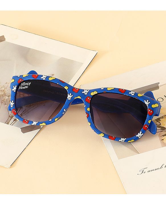 Babyhug Sunglasses with Mickey Mouse Theme Printed Sunglass -  Blue