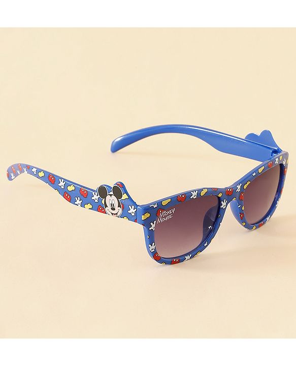 Babyhug Sunglasses with Mickey Mouse Theme Printed Sunglass -  Blue