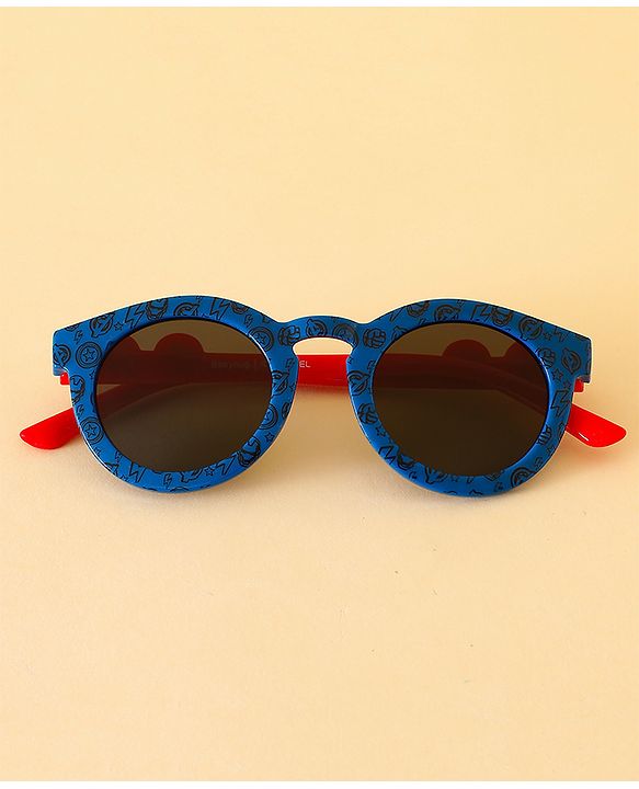 Babyhug Free Size Solid Colour Round Sunglasses - Multicolor
