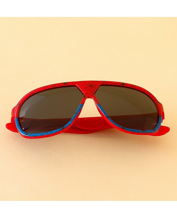 Pine Kids Marvel Sunglasses With Spider Man Print - Red