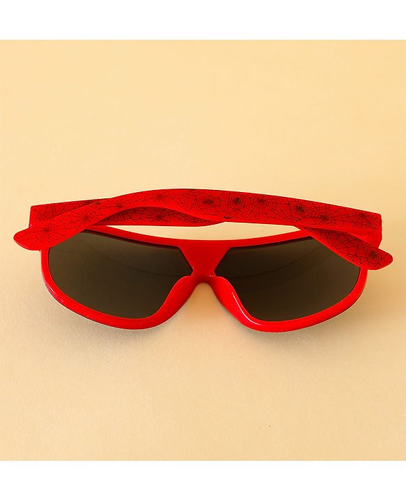 Pine Kids Marvel Sunglasses With Spider Man Print - Red