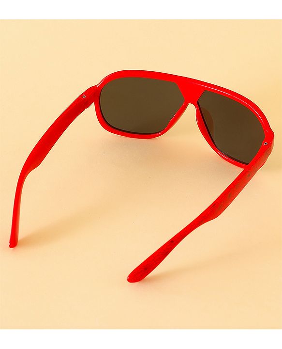 Pine Kids Marvel Sunglasses With Spider Man Print - Red